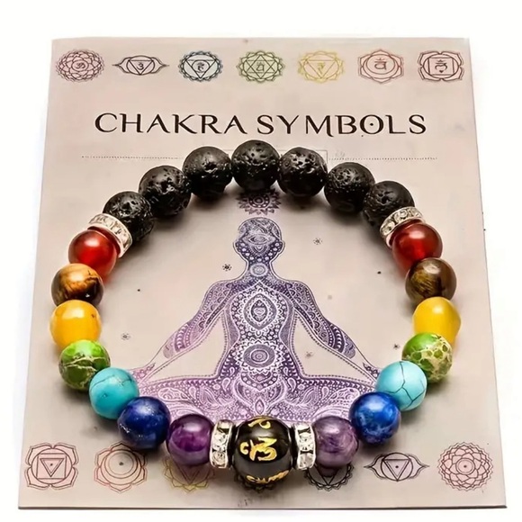Jewelry - Chakra Volcanic Stone Bracelet